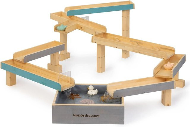 Muddy Buddy Aqua Traveller Wasserbahn Natur Wolkengrau Petrol - Bild 1