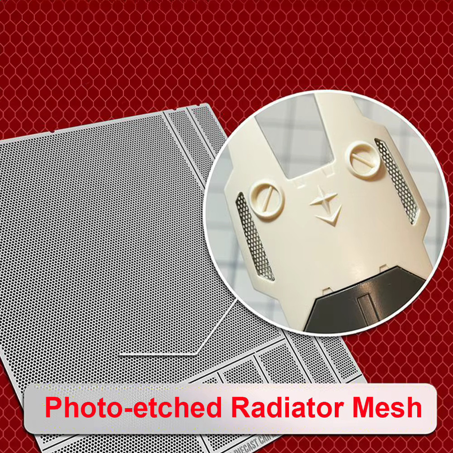 SANMERSEN Kühlergitter/Grill, fotogeätzt, zum Modellieren von photogeätzten Kühlergrillen und Kühlergitter für Modellautos - Bild 2