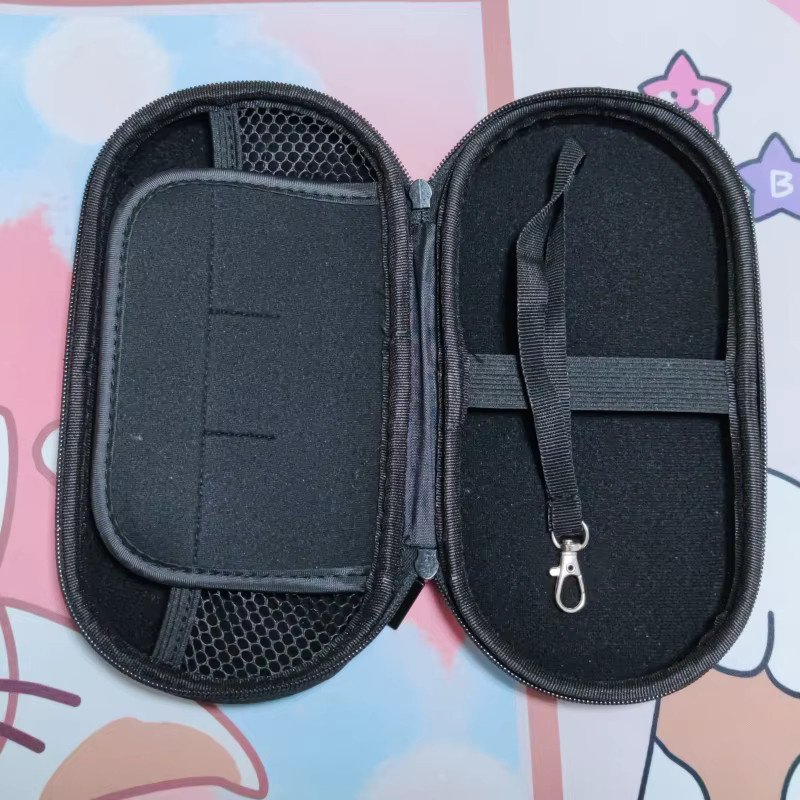 Haolonggcp Aufbewahrungstasche für PlayStation PSP 2000 und PSP 3000, stoßfeste Schutzhülle mit Handschlaufe, Schwarz - Bild 3