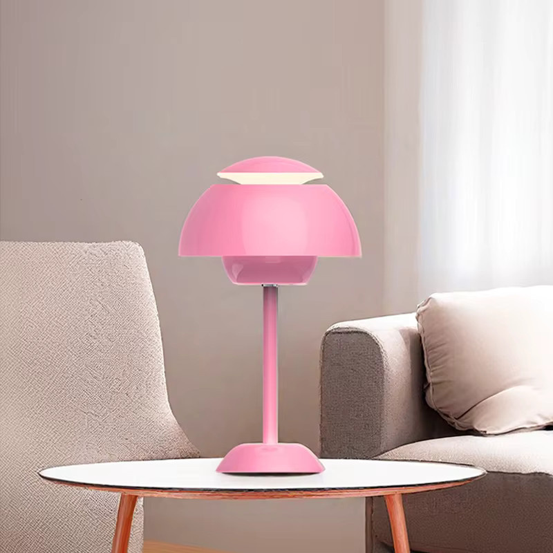 Wiederaufladbare Tischlampe von lyfs in Blütenknospe-Design mit 3-Gang-Einstellung aus Legierung und ABS für Innenbeleuchtung und Heimdekoration - Bild 4