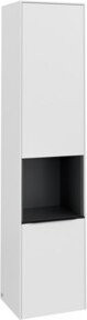Villeroy & Boch Hochschrank Subway 3.0 in Schwarz und Weiß mit Glasfront, B/T/H: 40 x 36,2 x 171 cm - Bild 1