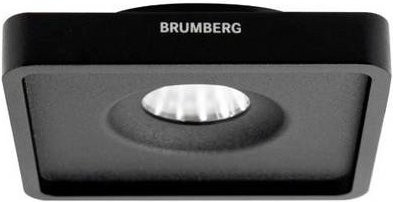 Brumberg LED Einbau- und Aufbaustrahler Schwarz 11.4 W Quadratisch - Bild 1