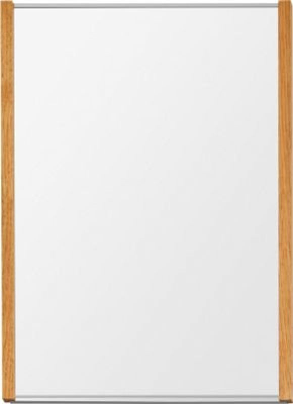 moedel Wandschild DIN A4 Hochformat aus Holz und Metall, silber/braun/weiß, B: 22,15 cm, H: 29,95 cm - Bild 1
