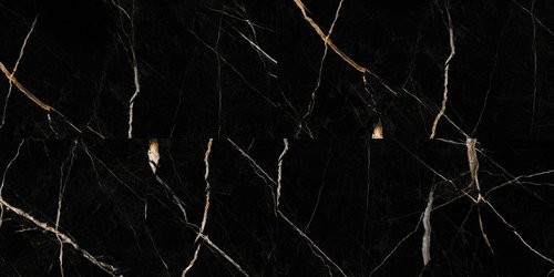 VILO SPC Wandverkleidung Calacatta Black in Marmoroptik, Farbe: Schwarz, B: 120 cm, H: 60 cm - Bild 1