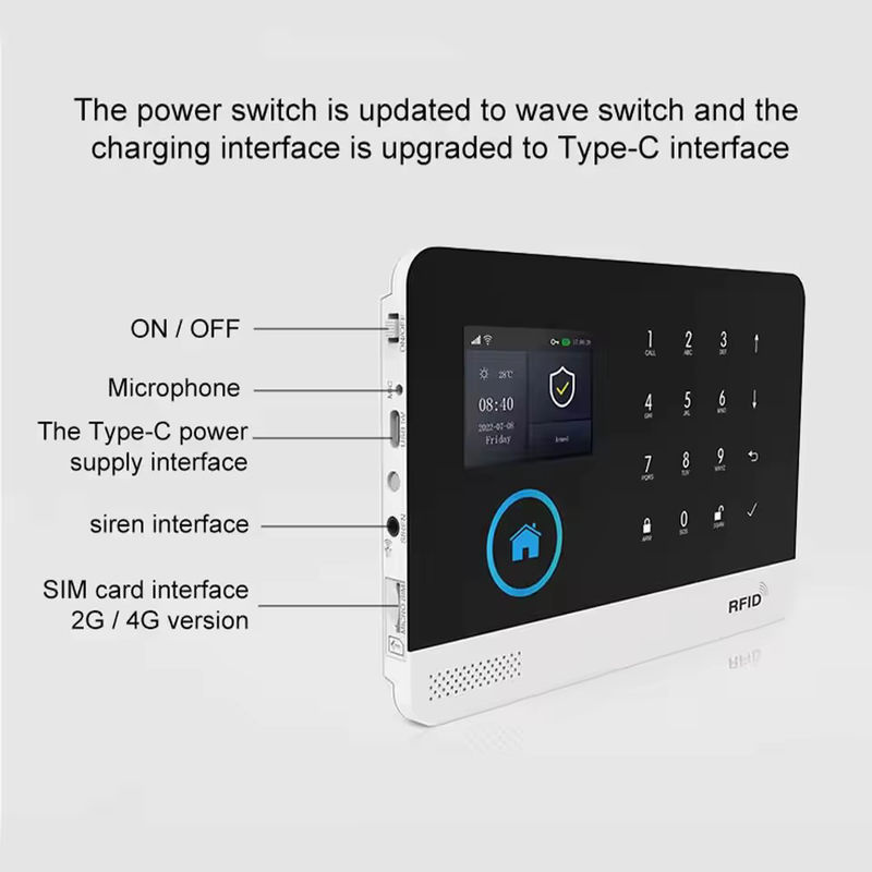 Tuya Smart Home Solarbetriebene Sirene mit WIFI GSM Alarmsystem und PIR-Bewegungsmelder, Drahtloses Sicherheitssystem via Smart Life APP und Alexa-Kompatibilität - Bild 2