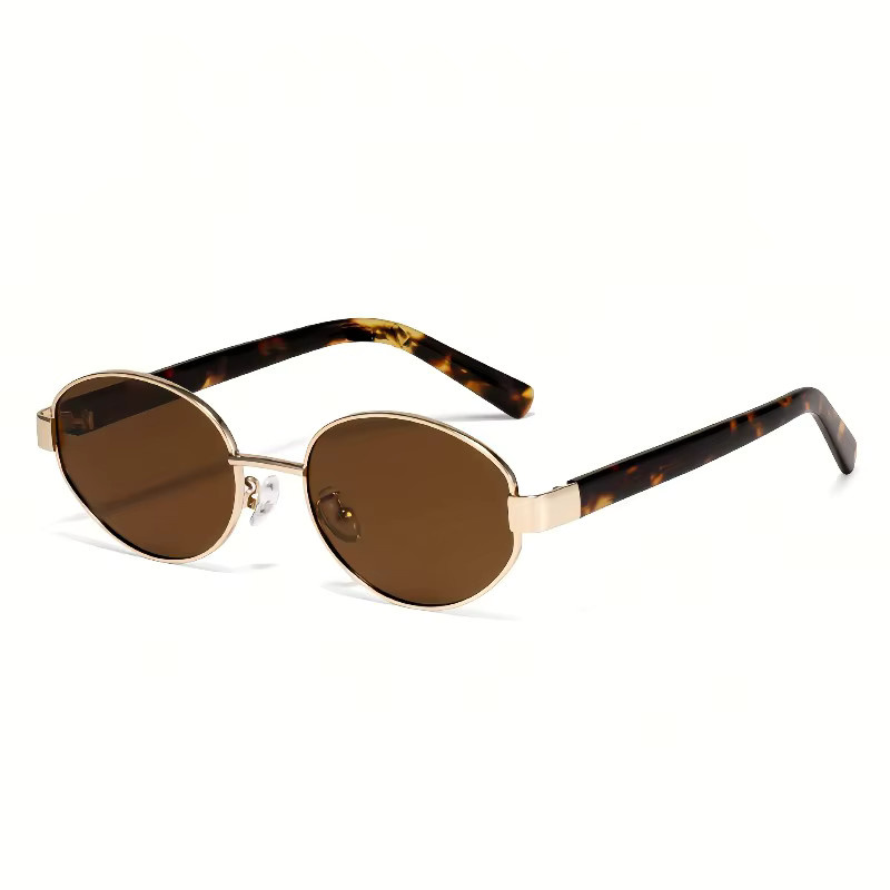 DIXSG Sonnenbrille, oval, Damen, braun - Bild 4