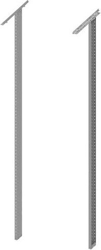 Siemens Trägerausbau 8PQ3000-0BA01 aus Stahl in Silber - Bild 1