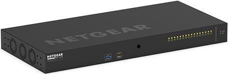 NETGEAR AV Line M4250-16XF XSM4216F-100EUS Managed Switch mit 16x 1G/10G Fiber SFP+ Ports in Schwarz - Bild 2
