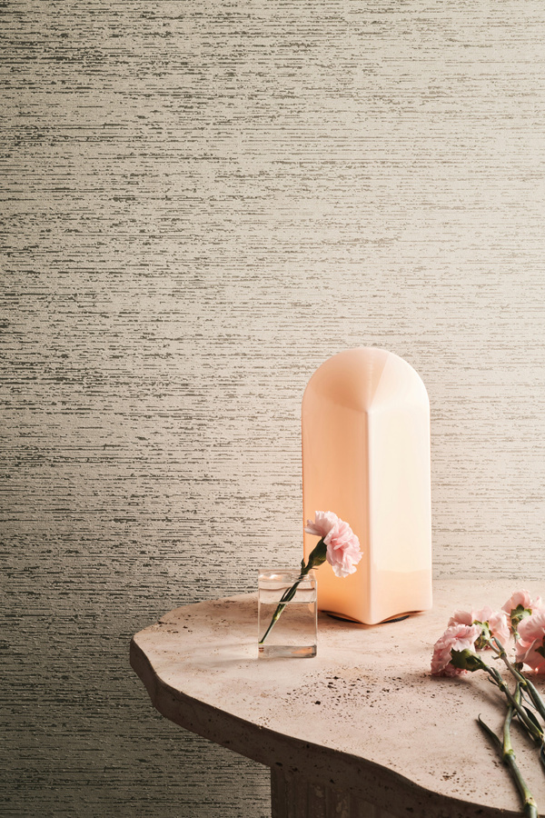 Omexco Tapete Montana CS62 in Beige mit modernem abstraktem Design aus Vlies und Textil - Bild 1