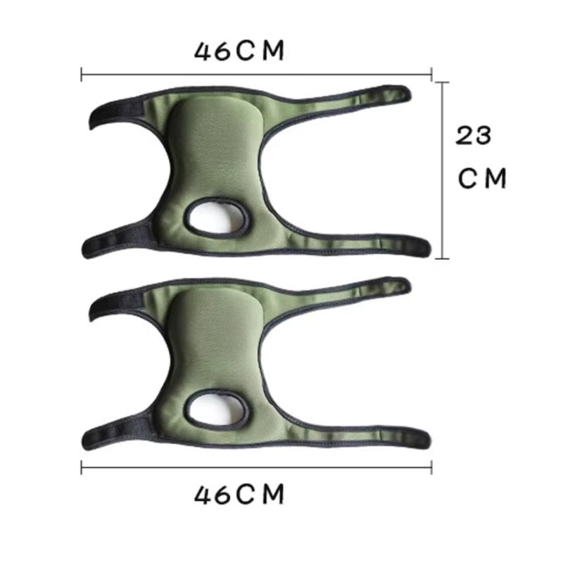 Elastische Knieschoner aus Schaumstoff in Grün für Gartenarbeit und Landschaftsbau - Bild 4