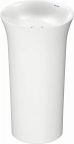 Duravit Waschtisch White Tulip in Weiß, Bodenstehend, Keramik, Breite: 50 cm - Bild 1