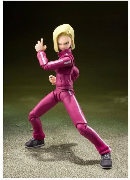 S.H. Figuarts Android 18 Dragon Ball Super Überlebenssaga des Universums Anime Figur von BANDAI, Höhe: 14 cm - Bild 1