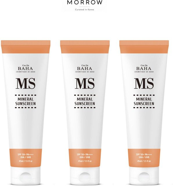 COS DE BAHA MS Mineral-Sonnencreme LSF 50+, 45 ml, Hyaluronsäure, Vitamin E - Bild 1