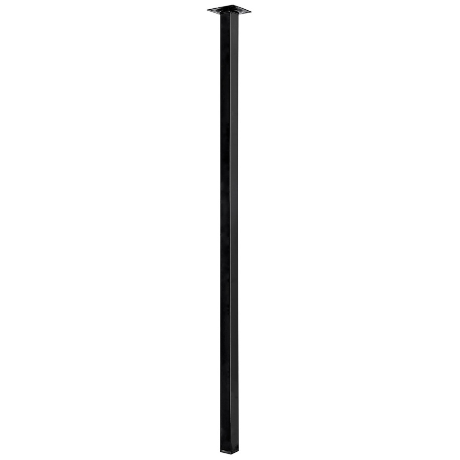 Hettich Tischbein aus Metall in Schwarz Matt, B/T/H: 2,5 x 2,5 x 80 cm - Bild 2