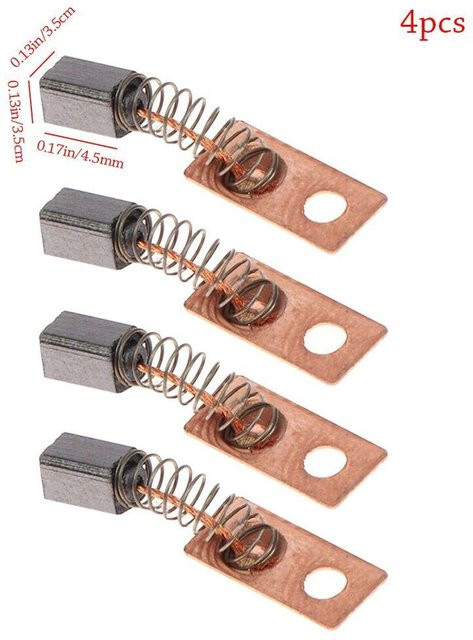 Taiuanhg Kohlebürsten Ersatzset für elektrische Maniküre-Bohrer und Schleifer, 4 Stück, Multicolor - Bild 1