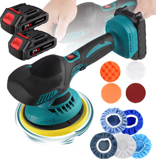 Makita Akku-Autopolierer mit 6 Gängen für 18V Makita LXT Akkus zum Polieren, Wachsen und Versiegeln - Bild 1