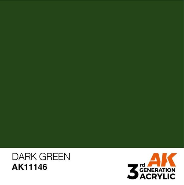 AK Interactive Dark Green, Grün, 17ml - Bild 1
