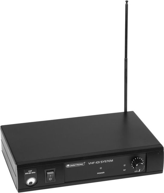 Omnitronic VHF-101 Funkmikrofon-System mit dynamischem Mikrofon in Schwarz - Bild 1