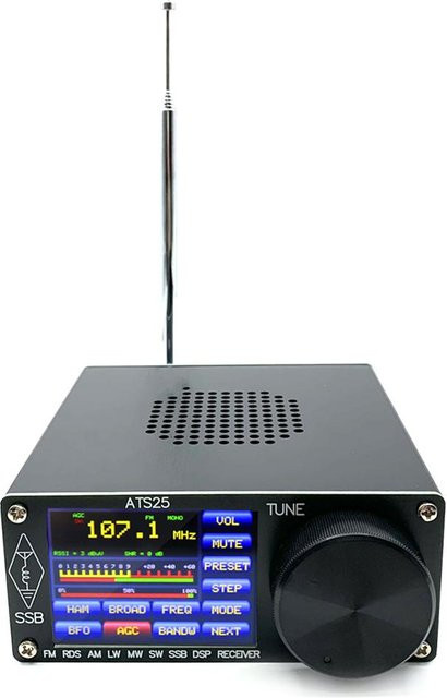 Honor Electronics Allband-Radioempfänger mit DSP-Technologie und 2,4-Zoll-Touchdisplay in Schwarz - Bild 1