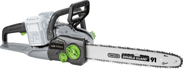 LUX-TOOLS Akku-Kettensäge A-KS-2x20/405 1 PowerSystem in Grau - Bild 1