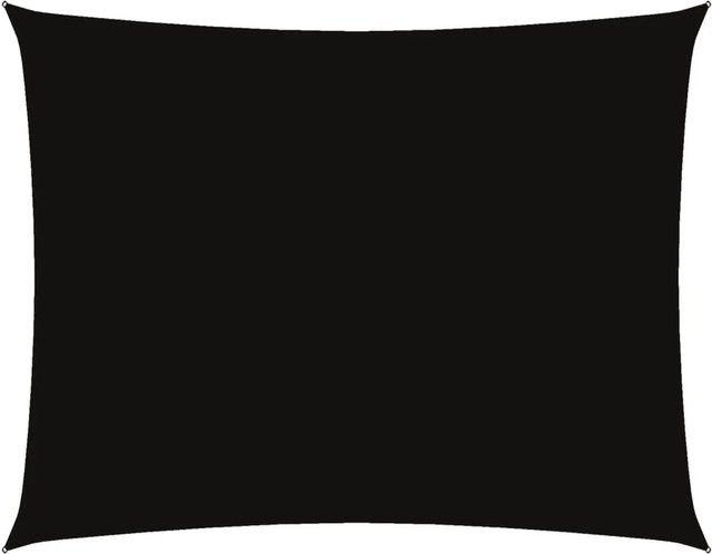 Furnicato Sonnensegel aus Oxford-Gewebe rechteckig in Schwarz, Breite: 7 m, Tiefe: 6 m - Bild 1