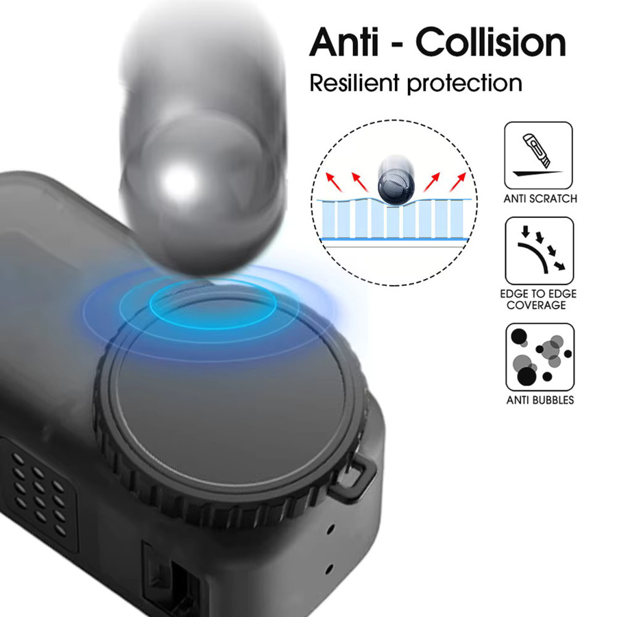 DJI OSMO Nano Silikon-Objektivabdeckung in Schwarz zum Schutz vor Staub und Stürzen - Bild 4