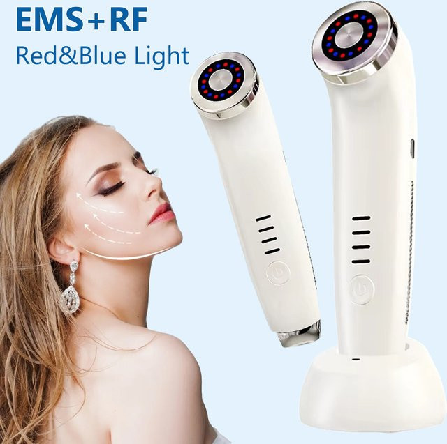 vilnason RF Radiofrequenz EMS Mikrostrom Ultraschall Gerät, Gesicht, Unisex - Bild 1