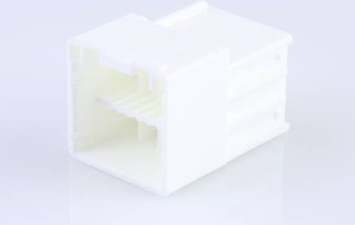 Molex Buchsengehäuse-Kabel Weiß, 8 Polzahl, Rastermaß: 3.30 mm - Bild 1
