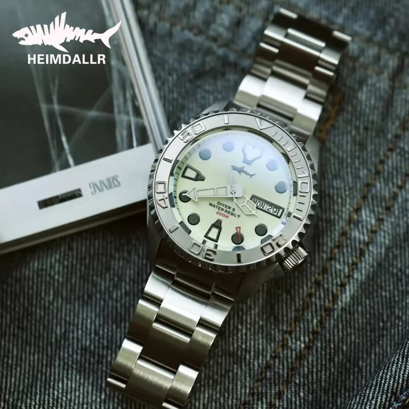 HEIMDALLR Taucheruhr, Automatik, Edelstahl, Saphirglas, 20 ATM, Herren - Bild 5