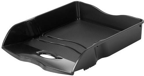 HAN Re-LOOP Briefablage DIN A4 und DIN C4 aus PCR-Kunststoff, Schwarz, B: 35,1 cm, T: 25,9 cm, H: 6,3 cm - Bild 1