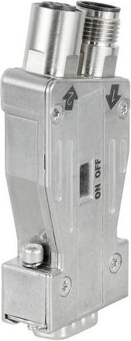 Weidmüller CAN SUB-D M12 180 TERM D-SUB Stecker in Silber - Bild 1
