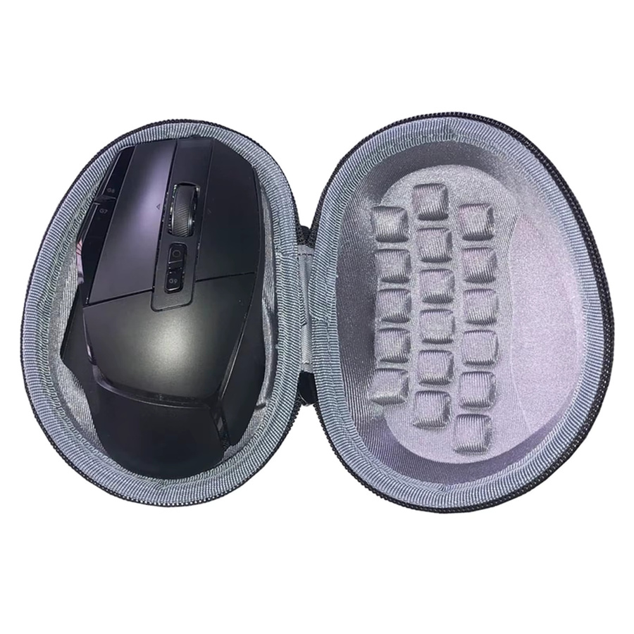 Robuster Hartschalenkoffer für Logitech X und Logitech X Plus, schwarze EVA Gaming-Schutzhülle für die drahtlose Maus - Bild 2