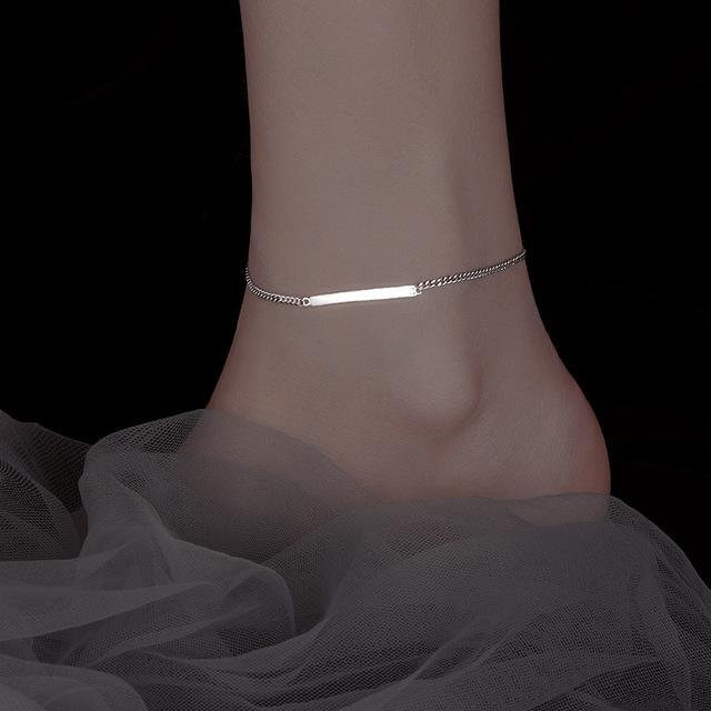 Wucifang Jewelry Fußkettchen, 925 Silber, Damen - Bild 1