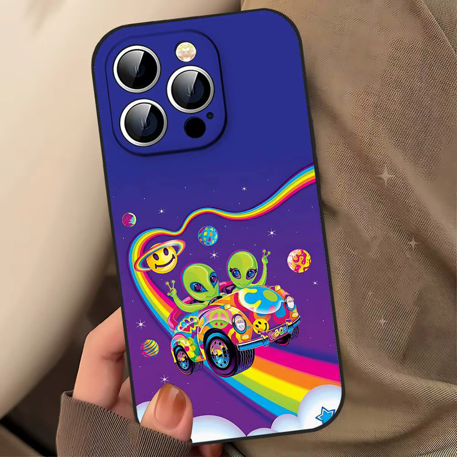 Mesuca UFO Alien Thing Handyhülle für iPhone 17 16 15 14 13 12 11 Pro Max Plus in Multicolour aus weichem TPU - Bild 5
