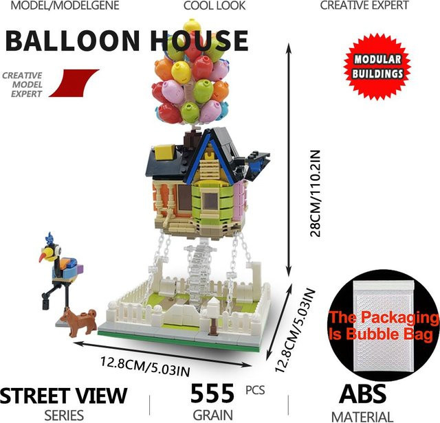 Street View Fliegendes Haus, Bausteine, ab 6 Jahren - Bild 1