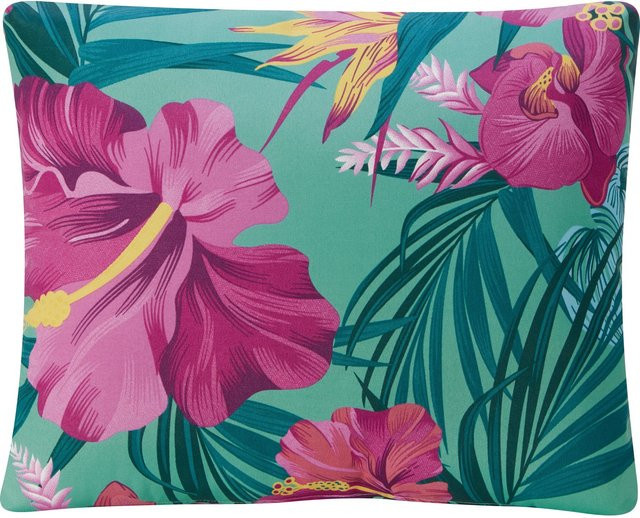 Ersatz-Rückenkissen Dalysford Flora-Design aus Polyestergewebe, Mehrfarbig, B/H: 53 x 8 cm - Bild 1