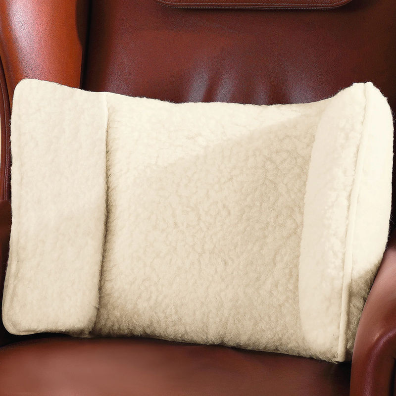 K&N Sesselkissen aus Schurwolle in Beige, rechteckig, Hygge-Design - Bild 3