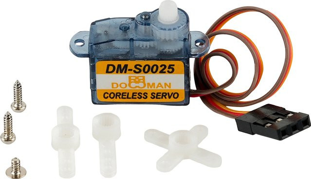 DORCRCMAN DM-S0025 Micro 2,5 g Servo, digitales Zubehör, Kunststoff - Bild 1
