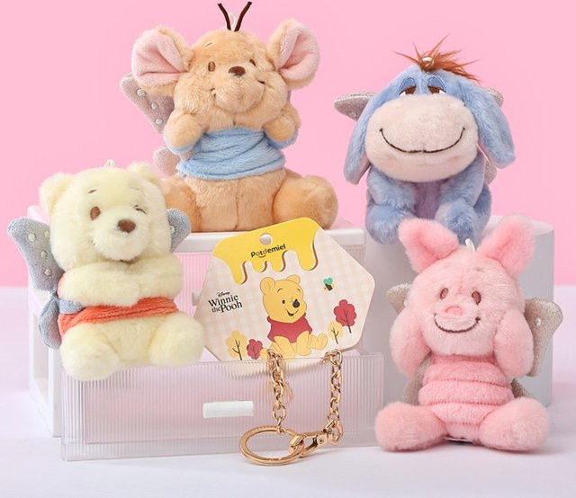 Potdemiel Winnie The Pooh Ferkel Tigge Eeyore Plüsch-Schlüsselanhänger, Disney - Bild 1