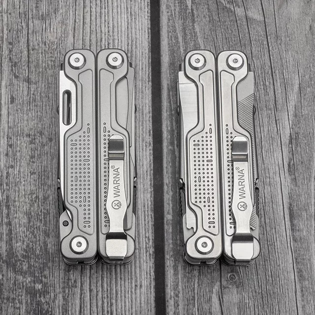 BHBT Multifunktionale Klappzange für Outdoor und Camping mit abnehmbarem Rückenclip in Schwarz und Silber - Bild 1