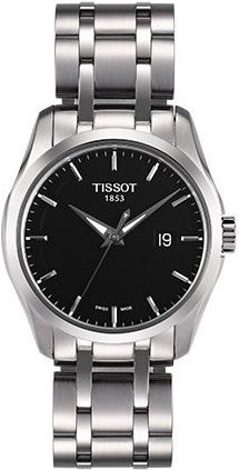 Tissot Armbanduhr, Quarz, Edelstahl, 39 mm, Schwarz, Herren - Bild 1