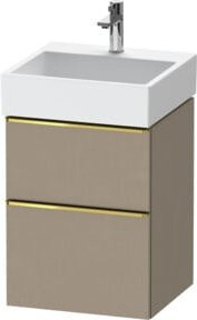 Duravit Waschtischunterschrank D-Neo in Beige, glänzend, Wandhängend, B: 48,4 cm, T: 44,2 cm, H: 62,5 cm - Bild 1