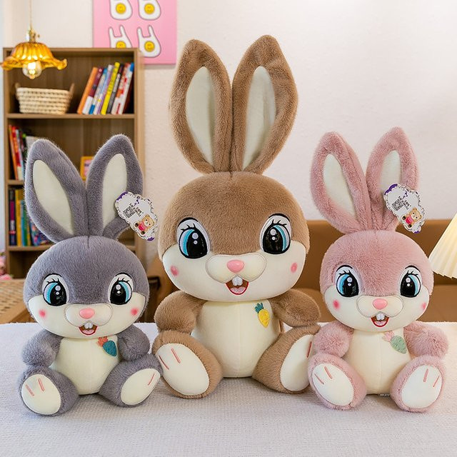 TAKARA TOMY Hasen-Plüschtier, 35/40/50cm, weiches Stofftier - Bild 1