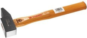 Facom Schlosserhammer mit Hickory-Holzstiel und Stahlkopf, Schlagfläche 28 x 28 mm - Bild 1