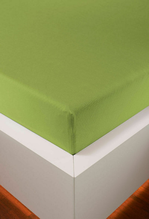 Bellana Jersey-Kissenbezug aus Baumwolle für Seitenschläferkissen, Farbe: Grün, B x L: 40 x 140 cm