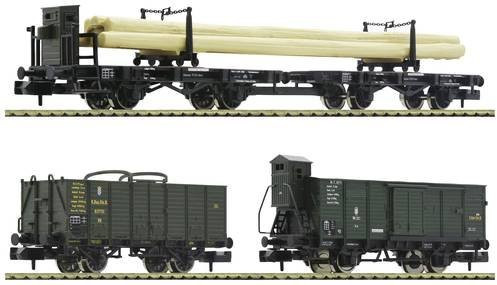 Fleischmann 6660061 N 3er-Set Güterwagen der K.Bay.Sts.B Viehtransportwagen - Bild 1