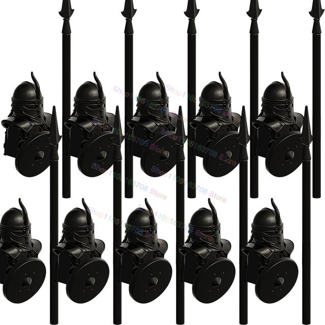 DR.TONG Black Warriors Heißer Rüstung Helm, Bausteine, Zubehör - Bild 1
