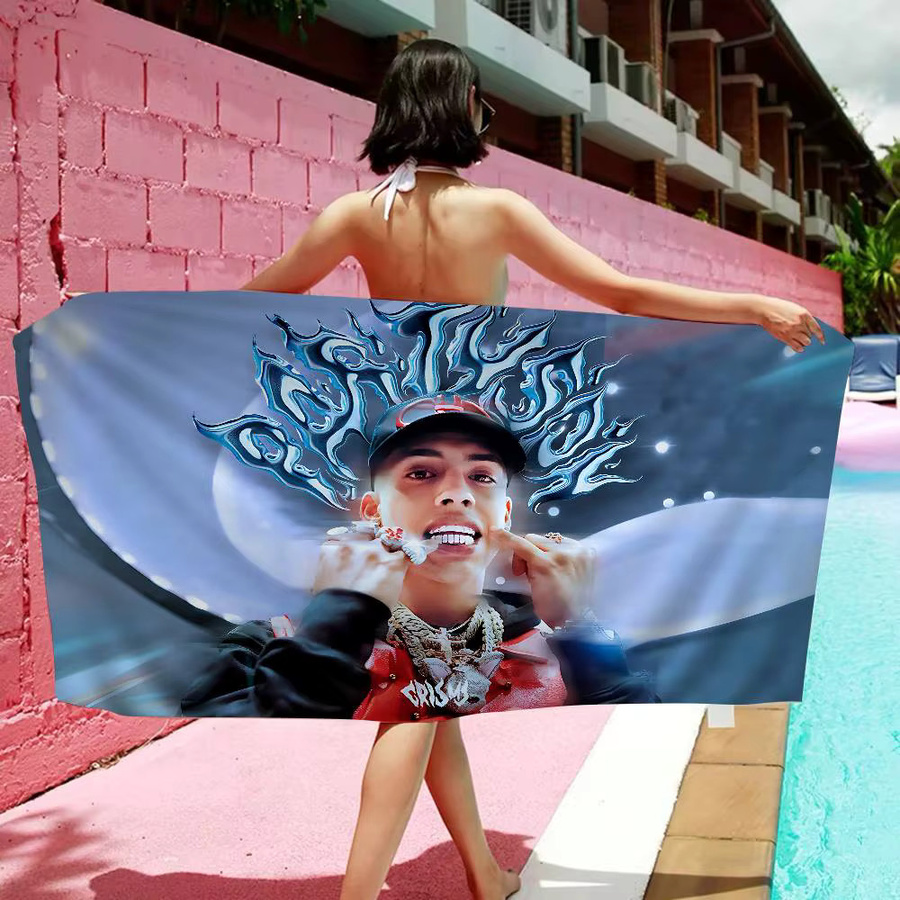Singer C-Cris Mj Mikrofaser-Strandtuch, super saugfähiges und schnell trocknendes Pool-Handtuch in Multicolour - Bild 2