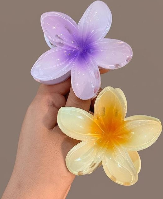 YULIN Haarspange, Große Blume, Acryl, Damen - Bild 1