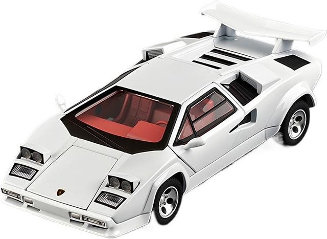 Fourall- Model Cars Lamborghini Countach LP500S, Modellauto, Fast & Furious, Maßstab 1:32, Weiß, Metall - Bild 1
